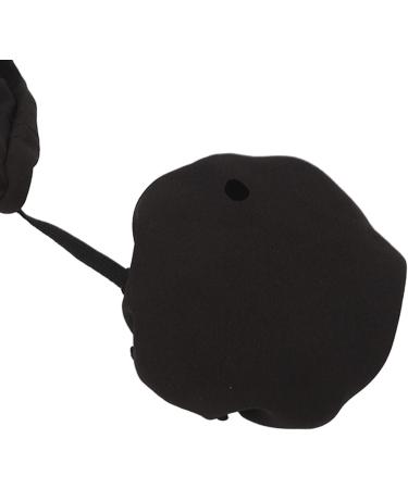 Reusable Black Hair Tie & Beverage Cover - Prevents Spills & Keeps Drinks Protected | Stretchy Water Mug Cap - Buy Online on GoSupps.com