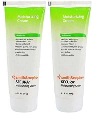 Secura Moisturizing Cream 6.5 oz Tube (Pack of 2) | Lanolin-Free Formula - Buy Online on GoSupps.com