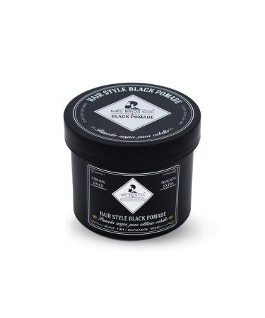Black Pomade 4oz - Strong Hold - Cover up gray hairs