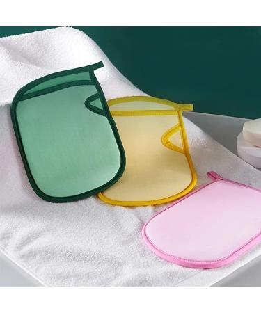 Super Soft Exfoliating Bath Mitt | Magic Dead Skin Remover for Adults, Children, and Pregnant Women - Pink - Buy Online on GoSupps.com