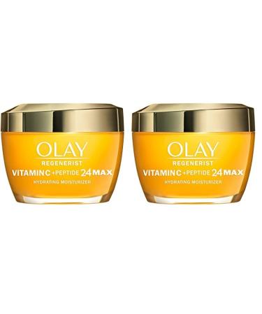 Olay Regenerist Vitamin C + Peptide 24 MAX Face Moisturizer 1.7 oz (Pack of 2)