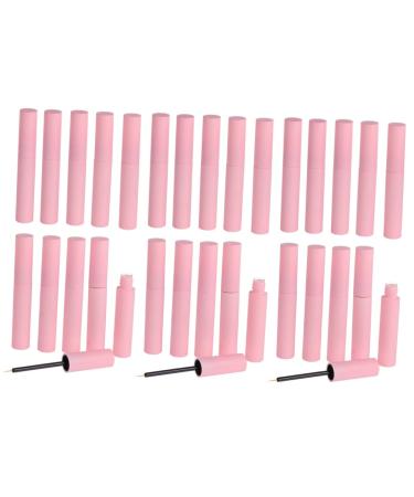 OHPHCALL 30 Pcs Eyelash Brush Empty Tube Mascara Bottle Eyelash Wand Bottles DIY Mascara Tube Plastic 1 g (Pack of 1) Pinkx3pcs