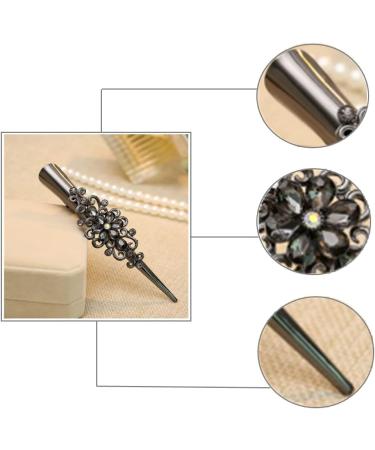 2 Pieces Metal Alligator Hair Clips Non-Slip Duckbill Barrette Elegant Hair Accessories for Women and Girls - Buy Online on GoSupps.com