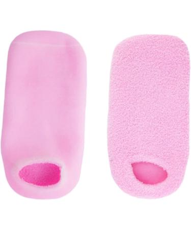 Ipetboom 3 Pairs Gel Lining Socks Cotton Oil Socks Gel Dry Feet Socks Dry Heel Oil Socks Dry Heel Spa Socks Oil Infused Socks Moisture Socks Spa Gel Socks Foot Miss Moisturizing Socks Pink - Buy Online on GoSupps.com