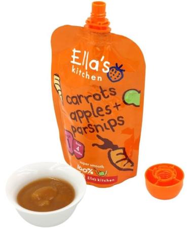 Ella's Kitchen Carrots Apples Parsnips 120g Black Live at Morrisons - Buy Online on GoSupps.com