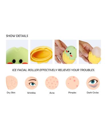 Buy Silicone Ice Face Roller for Skin Care (Pink) - Refresh & Revitalize Your Skin | International Shipping Available - Buy Online on GoSupps.com