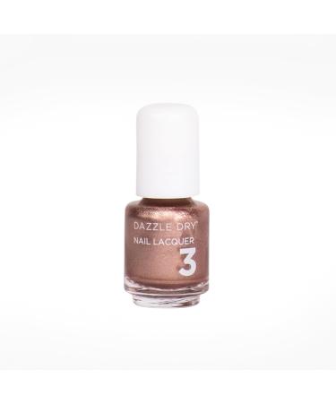 Dazzle Dry Nail Mini Lacquer (Step 3) - Starstruck - A full coverage rose gold metallic. Full coverage metallic. (0.17 fl oz / 5 Manicures) Starstruck | 0.17 Fl Oz