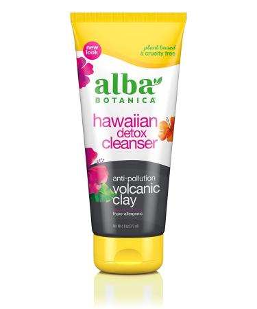 Alba Botanica Hawaiian Detox Cleanser, Anti-Pollution Volcanic Clay, 6 Oz