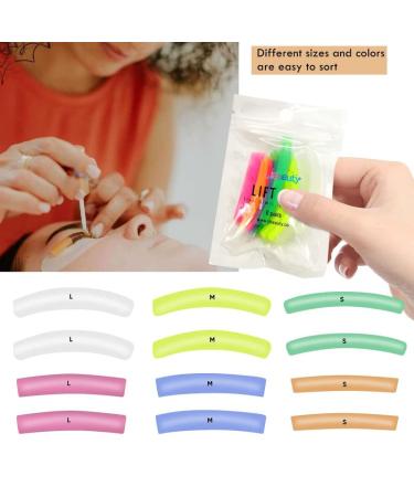 Libeauty Lash Lift Rods - Set of 12 Different Size Eyelash Curlers for Perfect Lash Lift - Buy Online on GoSupps.com