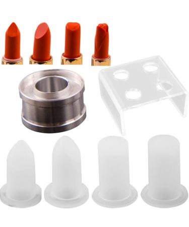 DIY Lipstick Mold Makeup Tool Kits Tube Lipstick Mold Homemade DIY Silicone Lip Balm Mold Crafts Tool Stand Balm Tube Style2