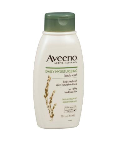 AVEENO Active Naturals Daily Moisturizing Body Wash 12 oz (Pack of 9)