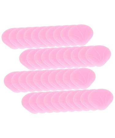 Osaladi 20 pair of anti-slip cover for glasses glasses anti-glasses tension nerd wax frame hook glasses temple glasses ear handle mini glasses holder pebble gel glass clip 1.5x1.2cm pink pink