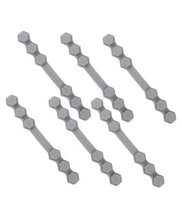 Minkissy 10 pc masking hook mouth protection earring cable extension buckle mask extension Buckle mask hooks mask extension mask cord buckle tab connect lanyard facial mask 14.7x1.9cm