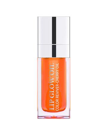 Hydrating Lip Oil Moisturizing Lip Gloss Plumping Lip Plumper Non-Sticky Long Lasting Lip Oil Gloss Transparent Lip Oil Tinted Reduce Lip Lines (B)