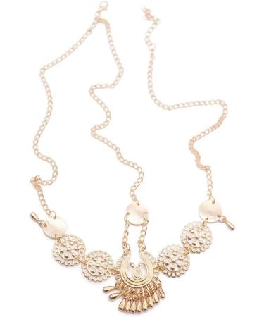 Gypsy Forehead Head Chain - Boho Gold Jewelry for Women & Girls | Perfect for Parties & Layering - Buy Online on GoSupps.com