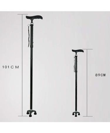 2 Pieces Anti Slip Quad Rubber Replacement Tip Base for Elderly Cane Walking Stick Crutches 7/8 Inches Family - Buy Online on GoSupps.com