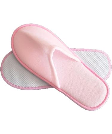 Uni-Wert 10 Pairs Disposable SPA Hotel Slippers Unisex Adult Terry Cloth in Pink (EU 37-44) | Buy Internationally - Buy Online on GoSupps.com