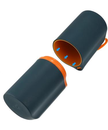 VOCOSTE Dark Blue Toothbrush Case - Traveling Holder | 21x7x8cm - Buy Online on GoSupps.com