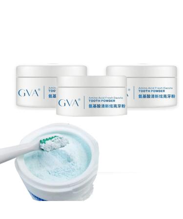 Teeth Whitening Powder Tea Coffee Wine & Smoking Stain Remover Refreshing Mint Flavour (3PCS)