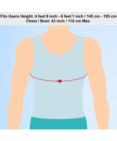 Supegear Adjustable Arm Loop Shoulder Brace - Comfortable Support for Rotator Cuff Broken Wrist & Elbow - Unisex Gray - Buy Online on GoSupps.com