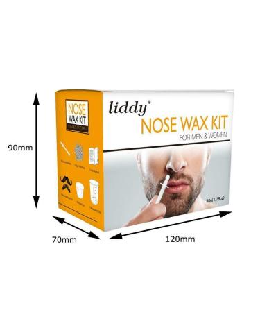Nose & Ear Hair Removal Wax Kit - Painless Men's Nasal Waxing for Smooth Results - Buy Online on GoSupps.com