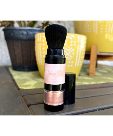 Addictive Cosmetics Glow Up! Oil-Free Mineral Shimmer Powder - Highlighter and Bronzer for Face, Body, and Hair - Vegan & Cruelty-Free - Buy Online on GoSupps.com