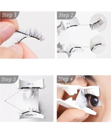 Buy 3D Magnetic Eyelashes - Natural Look No Glue or Liner Required | Wispy Magnetic Lashes with Applicator - Shop Internationally - Buy Online on GoSupps.com