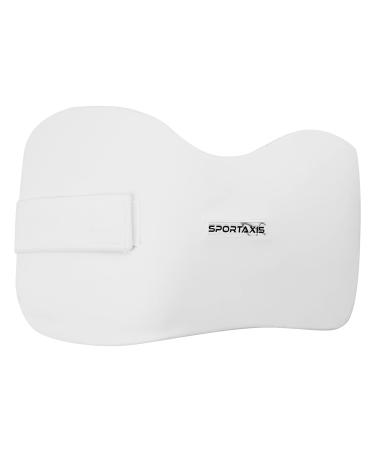 SPORTAXIS Batting Chest Guard, Low Density Foam Closure, White