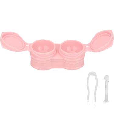 Shop Brrnoo Portable Dustproof Contact Lens Box Set - Pink Lens Container with Tweezers & Tool | International Shipping Available - Buy Online on GoSupps.com