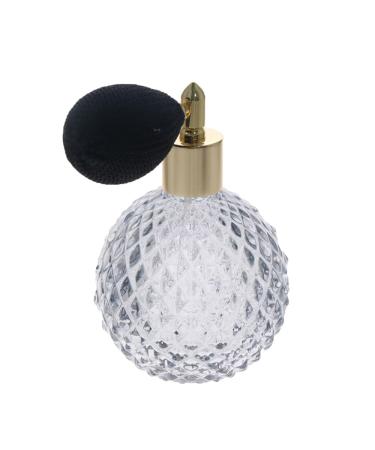 Leadigol Portable Perfume Mist Bottle Vintage Atomizer Spray Bottle 100ml Empty Refillable Perfume Refill Glass Bottle for Makeup Tool