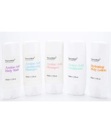 Travelwell Bulk Hotel Toiletries - 50 Individually Wrapped 30ml Shampoo & Conditioner + 50 Travel Soap Bars | Ideal for eCommerce & International Shipping - Buy Online on GoSupps.com