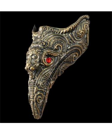 GonetreHalloween Resin Beak Face Cover Punk Face Cover with Rhinestone for Halloween Party Cosplay Costume Dress Up Props Gifts Bar Decors (-10352908) Gonetre7oudwv2i6x-08 - Buy Online on GoSupps.com