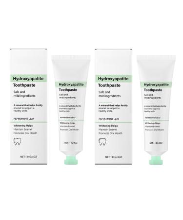 Mint Shine Toothpaste - Gentle Teeth Cleaning & Stain Reduction Minty Fresh Breath Brightens Supports Daily Oral Health(2PCS)