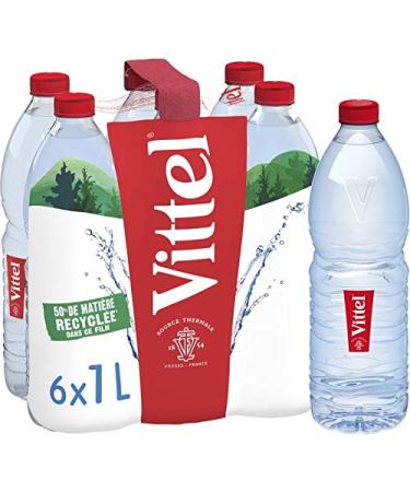 VITTEL - Natural Mineral Water 6X1L - Free Shipping - Price Per Unit