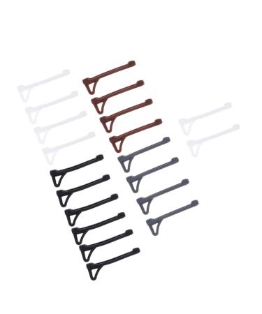 Doitool 10 pair of anti-slip cover for glasses Reading glasses handle sunglasses ear bruises glasses holding levies made of rubber for glasses glasses glasses.