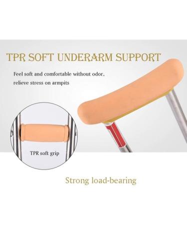 Crutches for Adults Underarm Crutch Stainless Steel Armpit Double Crutch Retractable Lightweight Elderly Handicapped Walker Great for Travel or Work (Color : 1pcs Size : L) (2pcs S) Innovate 1pcs Small - Buy Online on GoSupps.com
