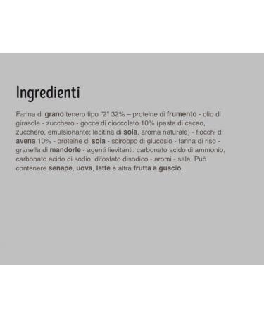  Italian Gourmet E.R. Misura Protein Cookies with Chocolate Chips and Oatmeal | Rich in Vegetable Protein | Italian Flour Cookies Cookies 260g + Polpa Italian Gourmet Polpa 400g - Buy Online on GoSupps.com