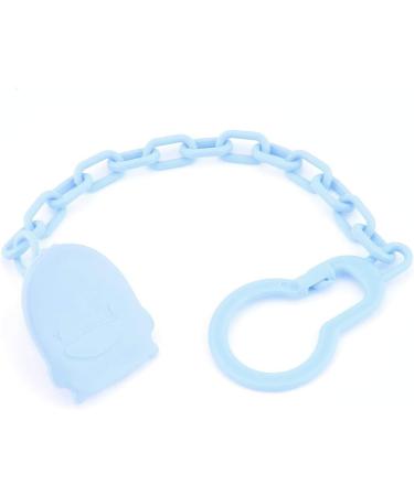 Greattangle Baby Nipple Pacifier Chain Clips & Bite Ring | Feeding Accessories for Milk Fruits & Vegetables | Child Care Toy - Blue - Buy Online on GoSupps.com