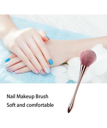 Makeup Brush Manicure Brush Nail Dust Brush Professional Makeup Powder Brush Tool for Blush Bronzer Highlight Powder professional brush - Buy Online on GoSupps.com