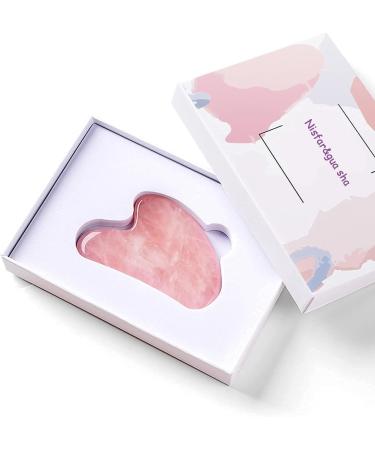 Natural Gua Sha Crystal Stone Roller & Face Roller Set | Reduce Puffiness & Redness | Perfect Self-Care Gift for Men & Women | International Shipping Available - Buy Online on GoSupps.com