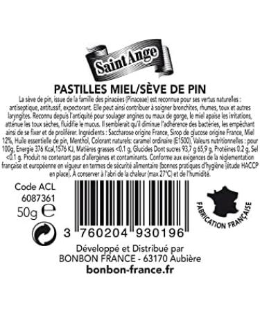 Saint-Ange Pastilles | 100% French Traditional Candies (Pine Sap Honey) - Buy Online on GoSupps.com