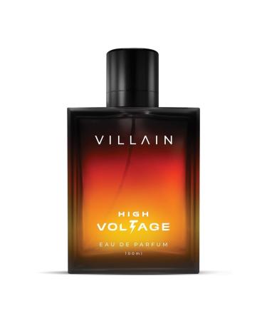 High Voltage Eau de Parfum for Men | Spicy Fougere Fragrance with Patchouli Mint & Cinnamon | Long Lasting Premium Perfume - 100ml