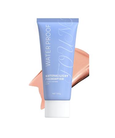 Liquid Foundation Waterproof Oil Control Waterproof Liquid Concealer Facial Beauty Cosmetics Foundation Makeup for Daily Use on the Go 03 Wheat