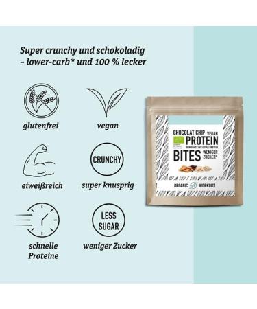 Buy Organic Vegan Cookie Dough Nomnoms - Creamy Nutmus Protein Bites (Big Pack 15 Bits) - Healthy Protein Bar Alternative - Buy Online on GoSupps.com