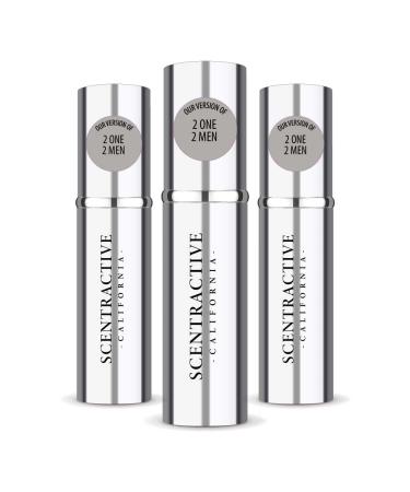 CA Perfume Impression of Carolina H. 2 One 2 Men For Men Replica Version Fragrance Dupes Concentrated Long Lasting Eau de Parfum Spray Refillable Atomizer Bottle 0.17 Fl Oz/5ml-X3 CAROLINA H. 2 ONE 2 MEN IMPRESSION 0.51 Fl Oz (Pack of 1)