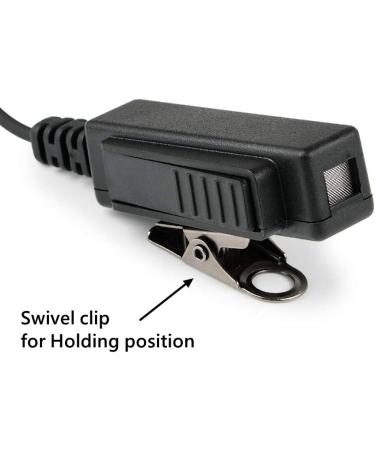 Motorola Walkie Talkie Earpieces with Mic - 2 Pin Acoustic Tube Headset and PPT (2 Pack) - Buy Online on GoSupps.com