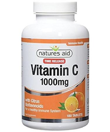 Natures Aid Vitamin C Time Release 1000 mg Immune Support 180 Tablets Vitamin C Time Release 1000 mg 180 Tablets