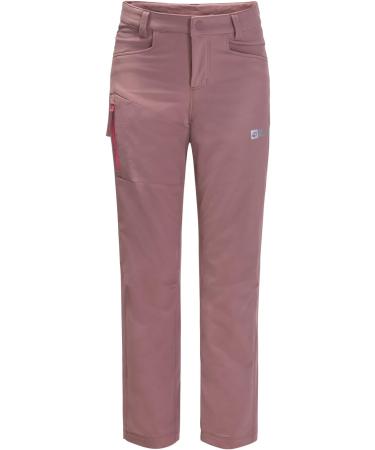 Jack Wolfskin Girls' Outdoor Trousers Activate Pants K 164 - Ash Mauve | Best for Adventure & Comfort - Buy Online on GoSupps.com