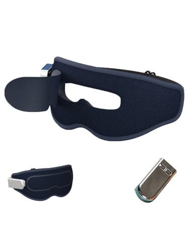 Multi-Functional Eye Mask with Adjustable Heat and Vibration Gel Ice Pack for Cold Therapy Wireless & Washable Design Magnetic Window Intelligent Timer Detachable Magnetic Battery