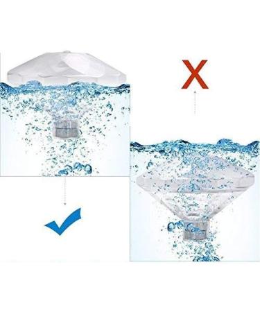 Caxmtu Floating Pool Led Tub Lights Lamp for Bath Disco Pond Swimming Pool Child Bath Toys 7 Modes Assorted Color Battery Operated - Buy Online on GoSupps.com